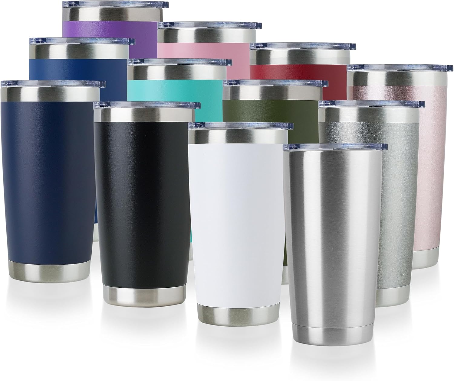 20oz Stainless Steel Tumbler Bulk with Lid for Travel Needs