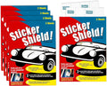 Sticker Shield Windshield Sticker Applicator - Reusable Clear Film