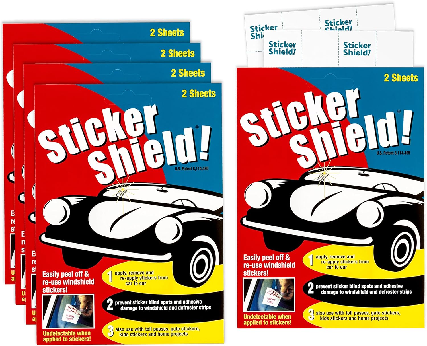 Sticker Shield Windshield Sticker Applicator for Easy Use
