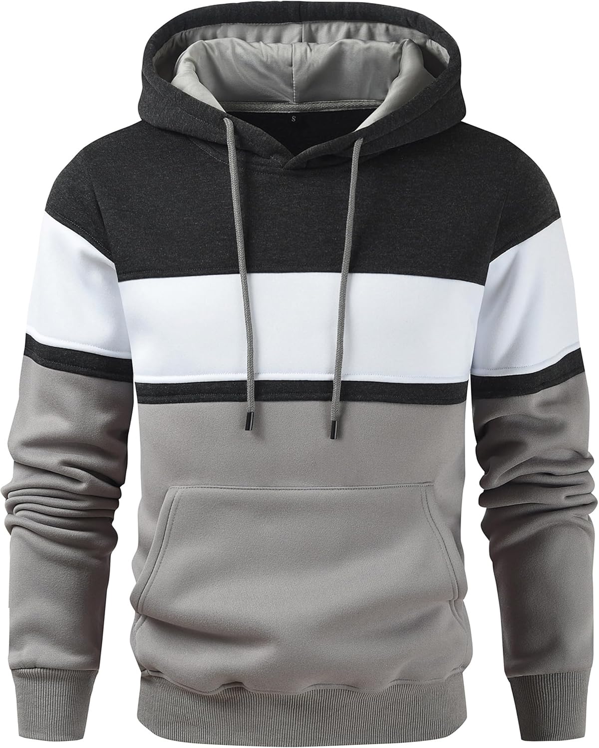 Cozy Color Block Hoodie by Lulucleaf