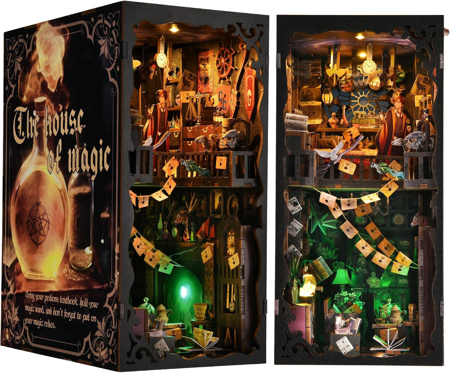 Magical DIY Book Nook Kit for Enchanting Bookshelf Decor
