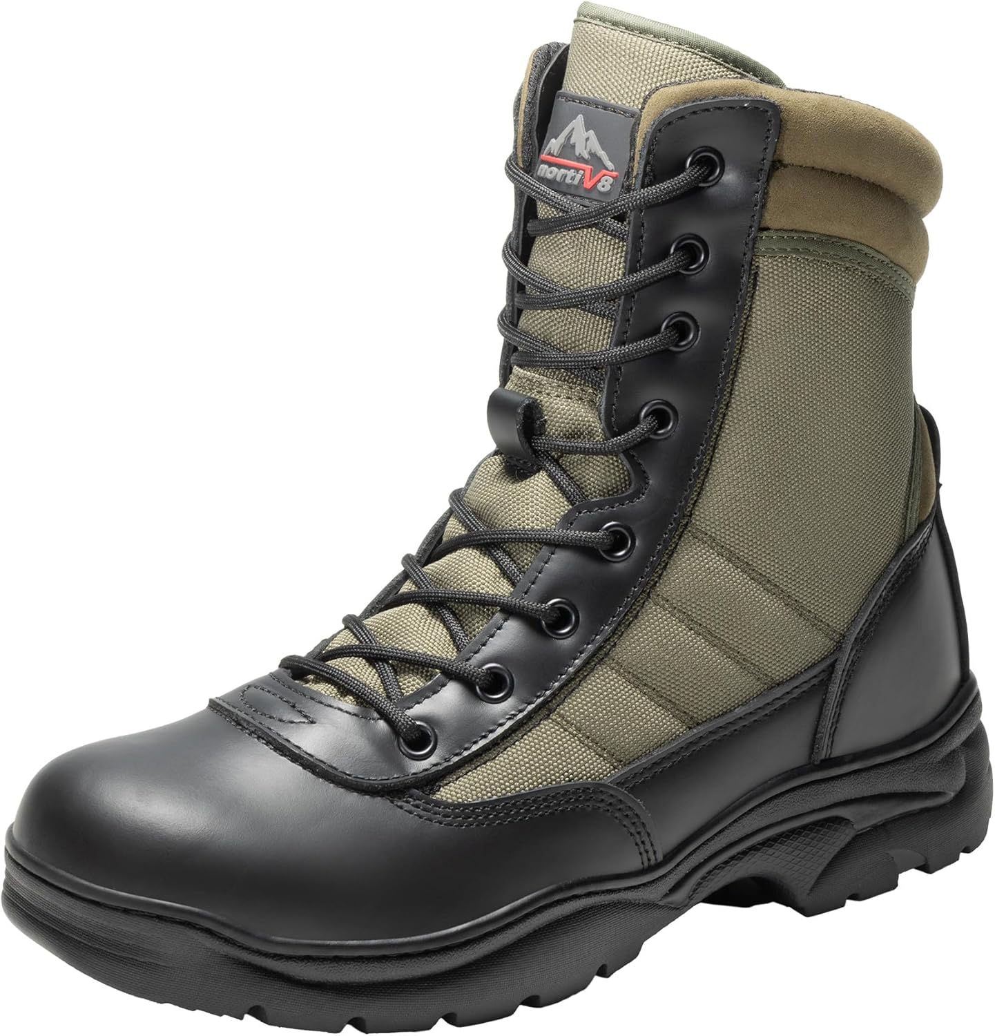 NORTIV 8 Men's Military Tactical Work Boots for Comfort & Durability