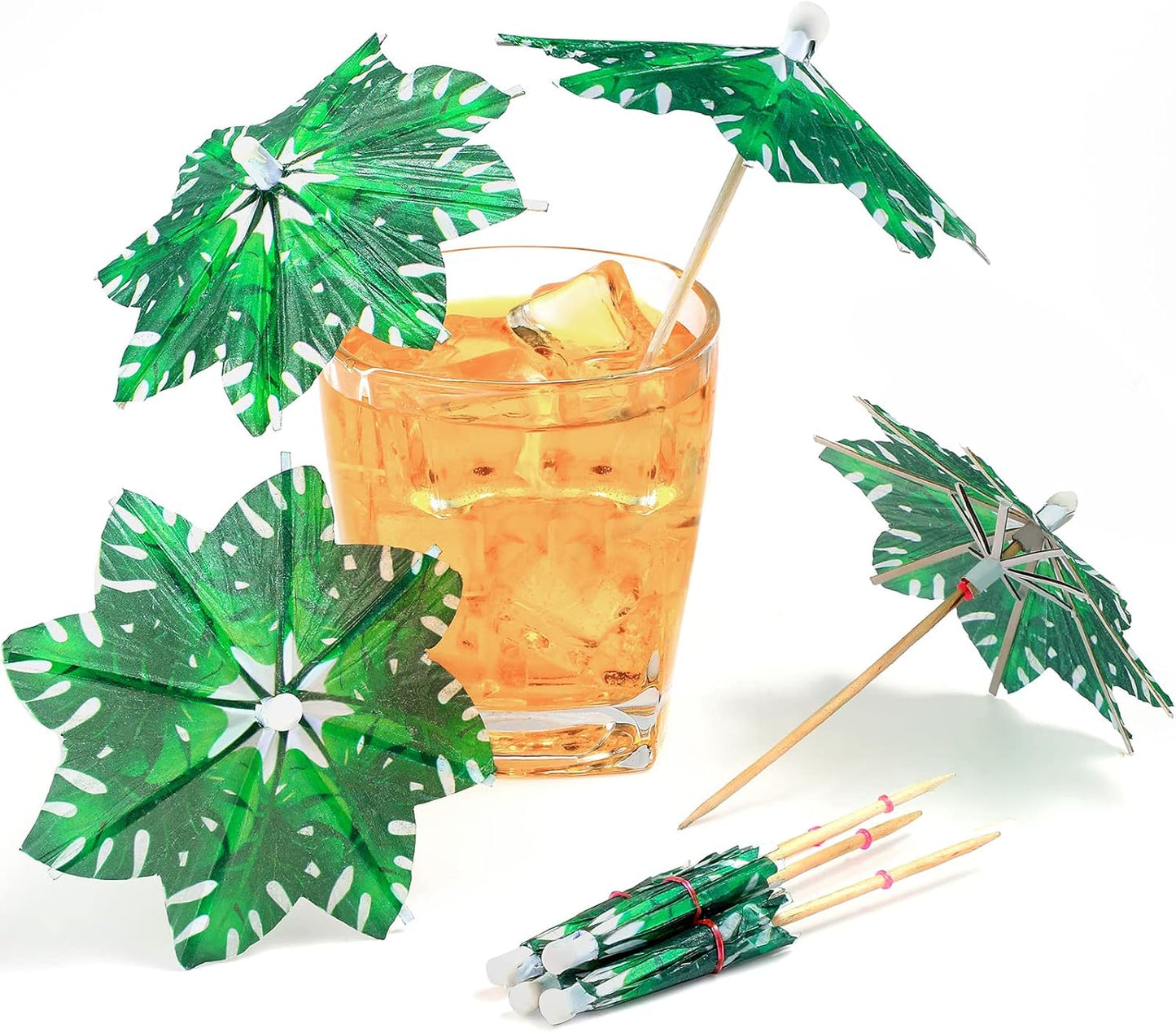 Tropical Palm Tree Cocktail Picks Set by Newtay