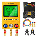 Digital HVAC Manifold Gauge Set - Accurate Pressure & Temp Testing