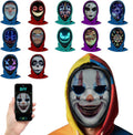 DIY LED Mask with Gesture Sensing - App Programmable for Parties