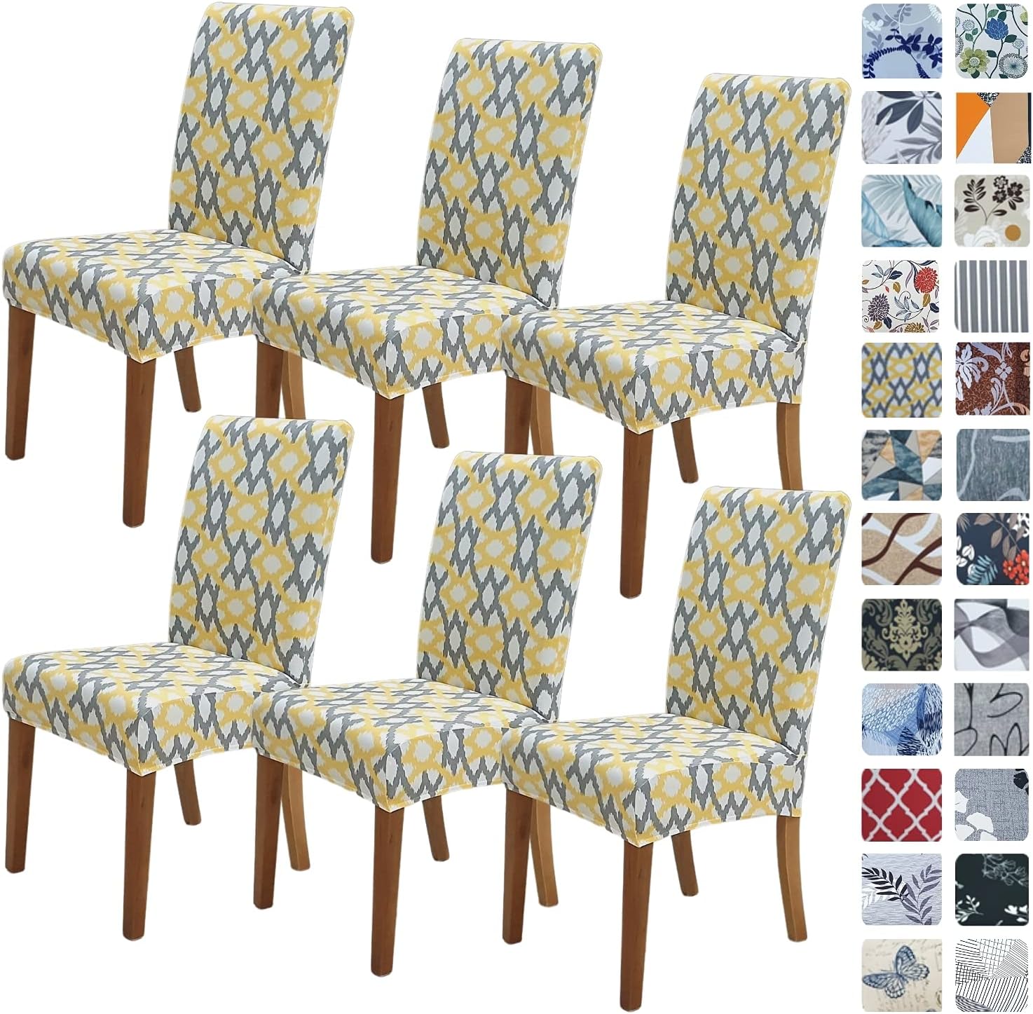 Transform Your Dining Room with SPRINGRICO Chair Covers Set