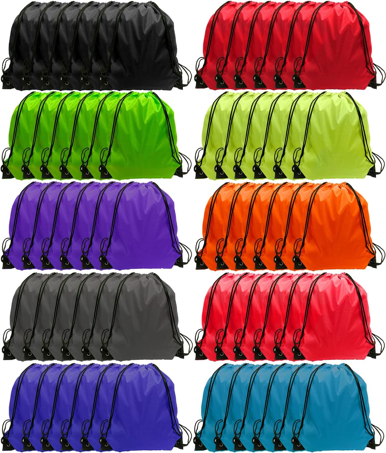 GoodtoU Drawstring Backpack Cinch Bags for Sports and Travel
