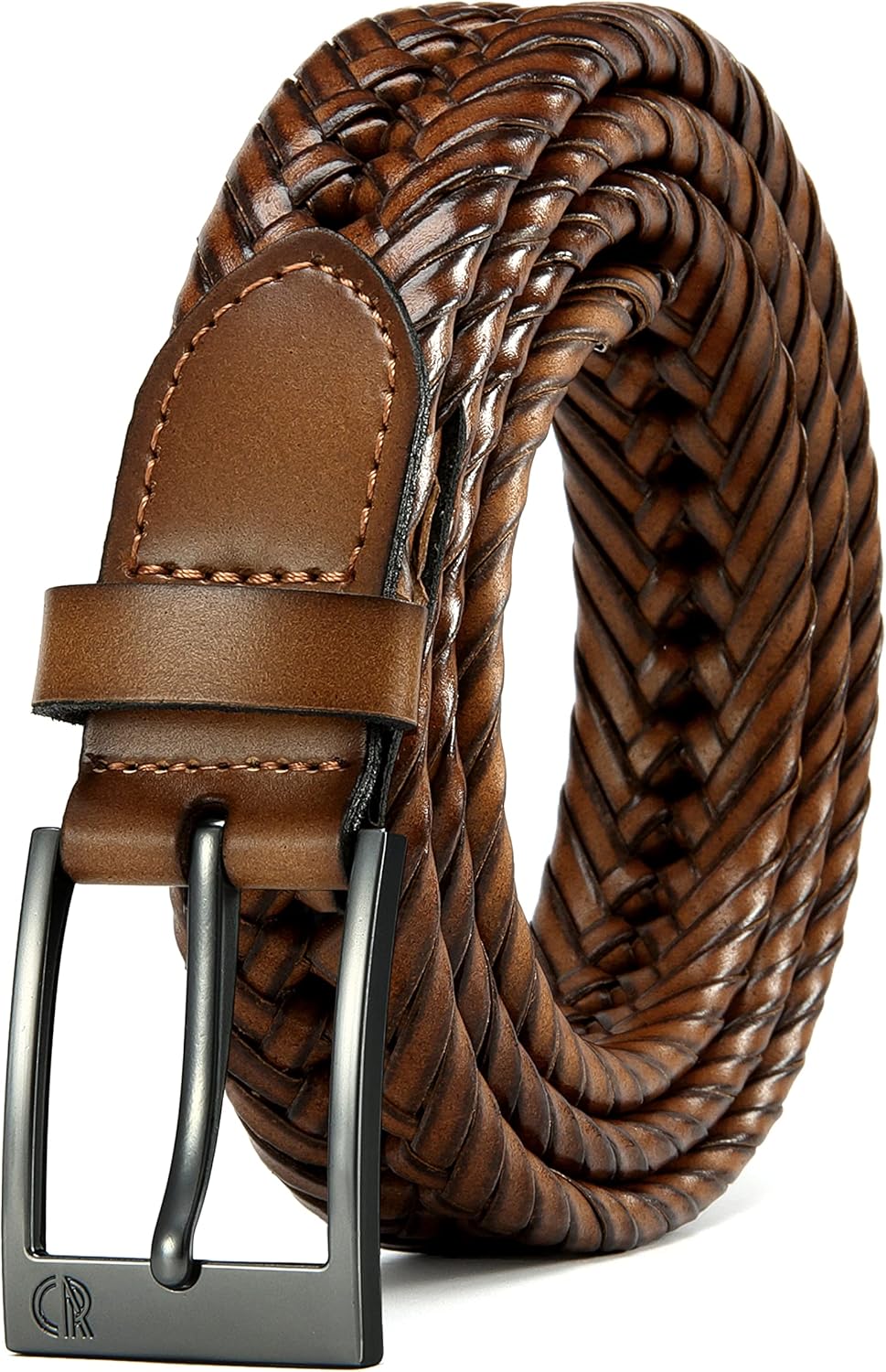 CHAOREN Leather Braided Belts for Men - Stylish and Durable