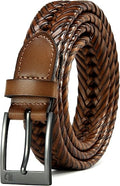 Braided Belt for Men 1 1/8in - Comfortable Micro-Adjust Fit