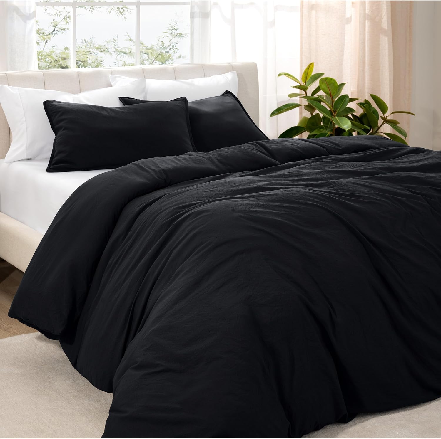 Ultra Soft Microfiber Duvet Cover Set for Oversized King Beds