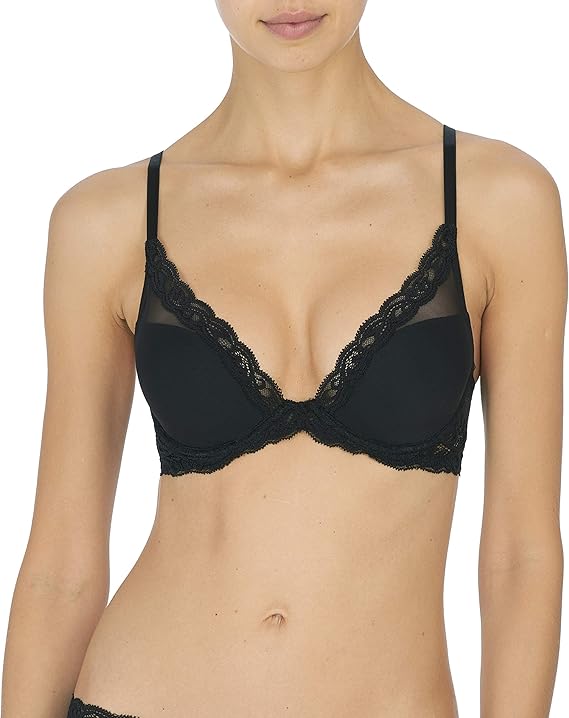 Natori Feathers Contour Plunge Bra: Comfort Meets Elegance