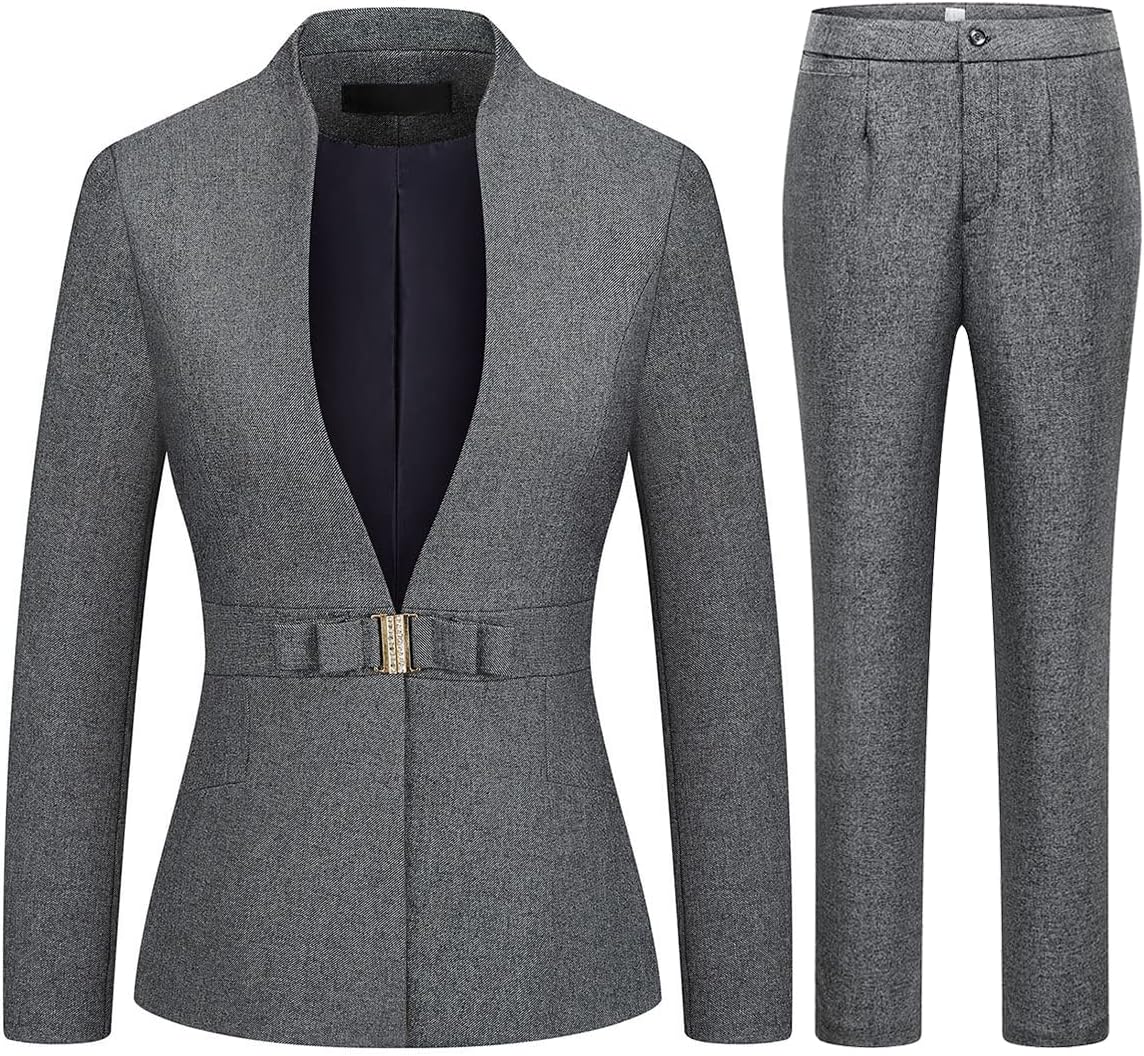 MODFUL Women's Business Pant Suit Set for Office Work Style