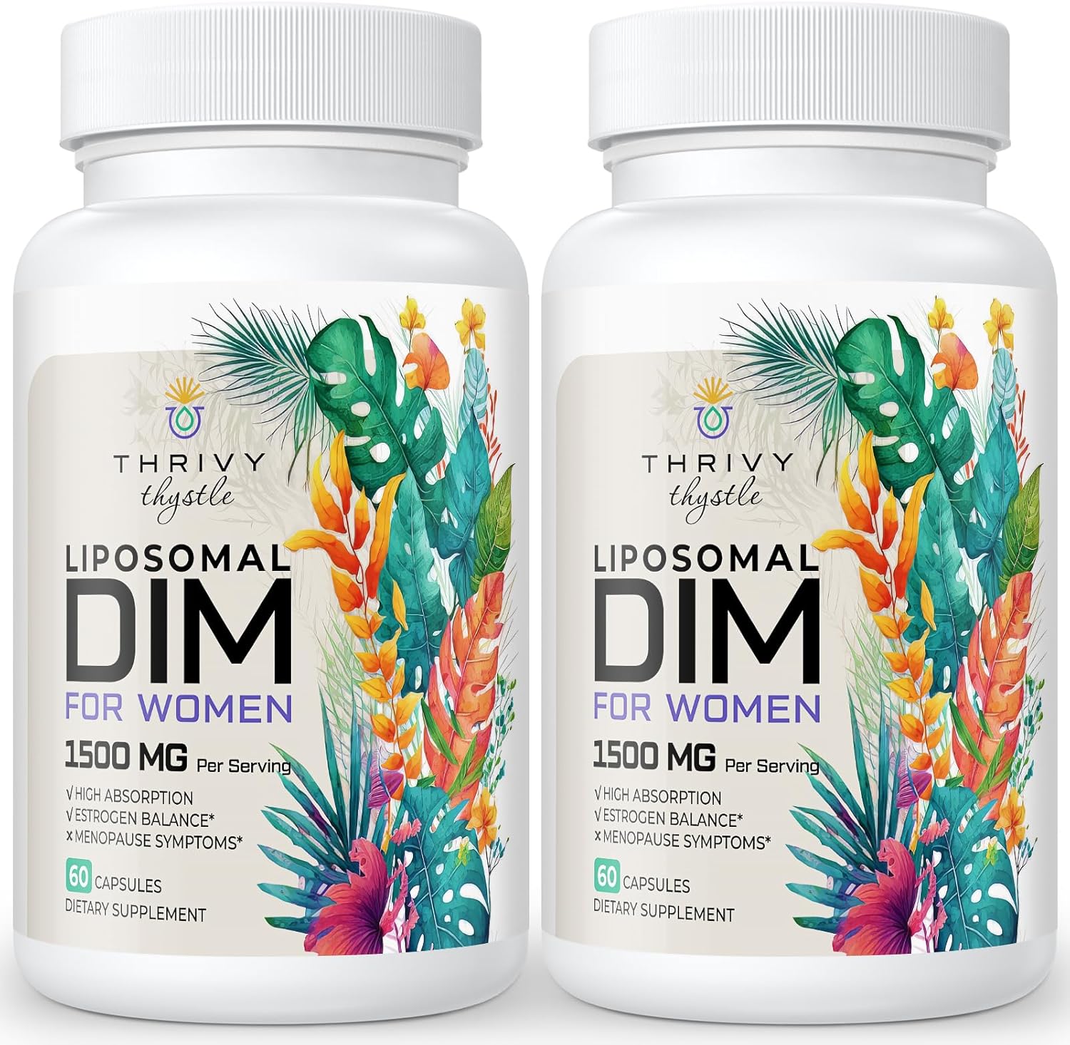 Liposomal DIM Supplement for Women - 1500 mg Estrogen Support