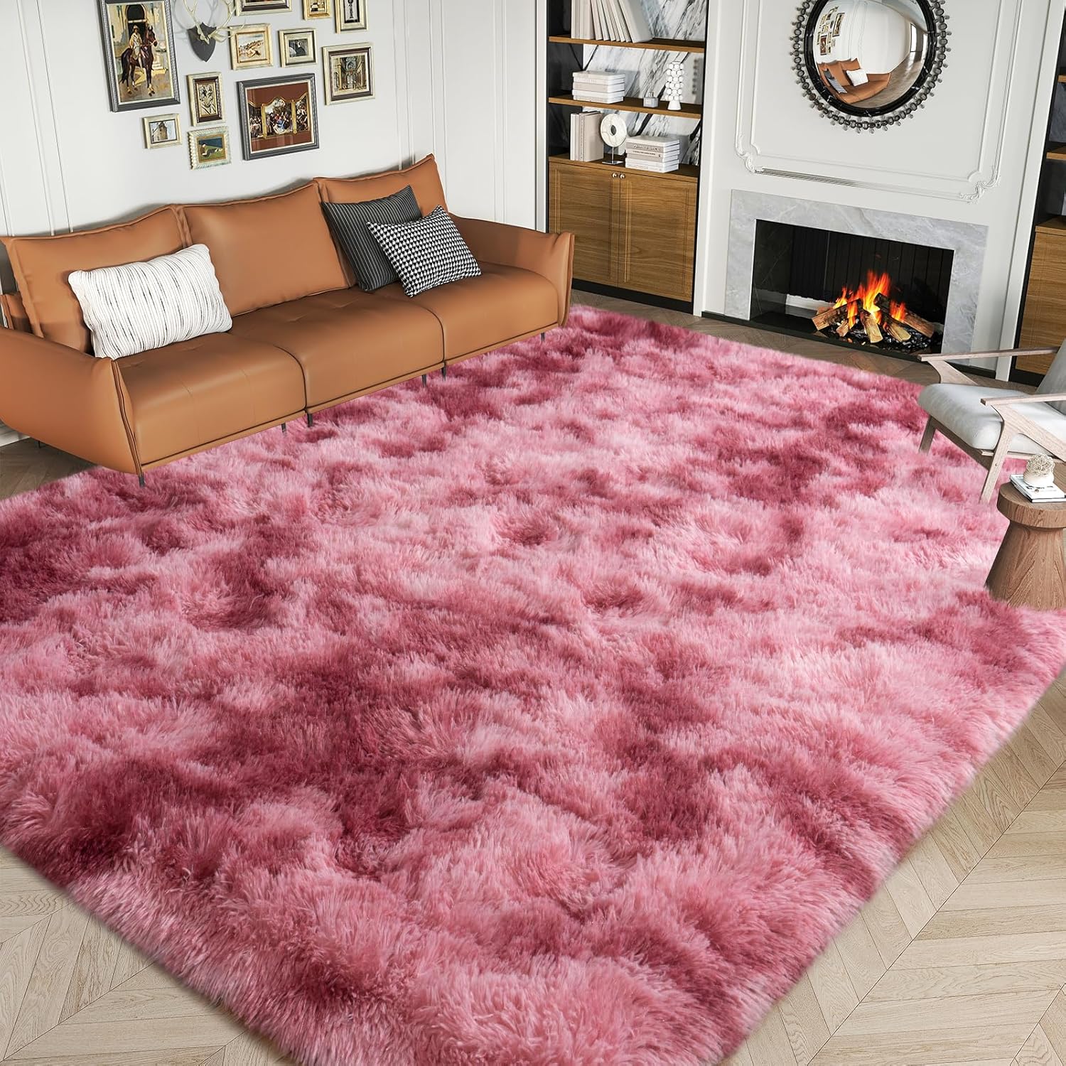6x9 Plush Thick Area Rugs for Living Room and Bedroom Decor