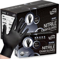 Disposable Nitrile Exam Gloves Black - Medical Grade, Multipurpose