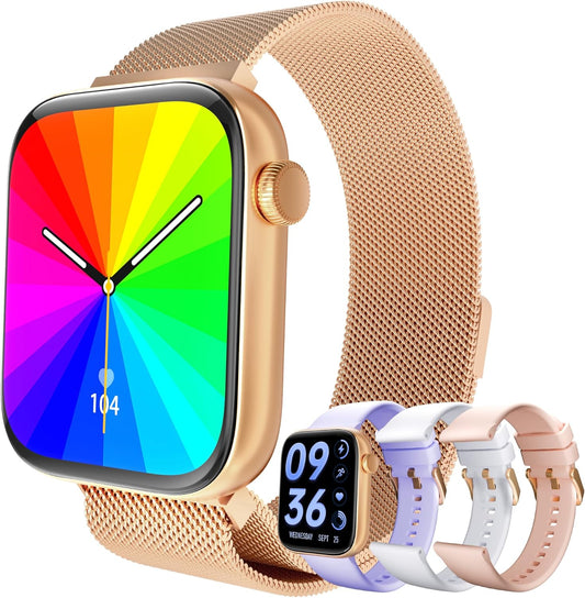 MIDDOW Smart Watches: Answer Calls, Track Health & Fitness - 100+ Sports Modes