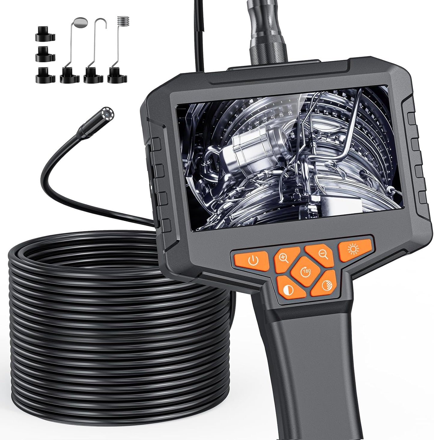 GinoCaco 50FT HD Endoscope: Brighter Inspections!