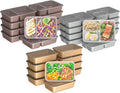 Meal Prep Containers 60-Piece Kit - Complete Reusable Set