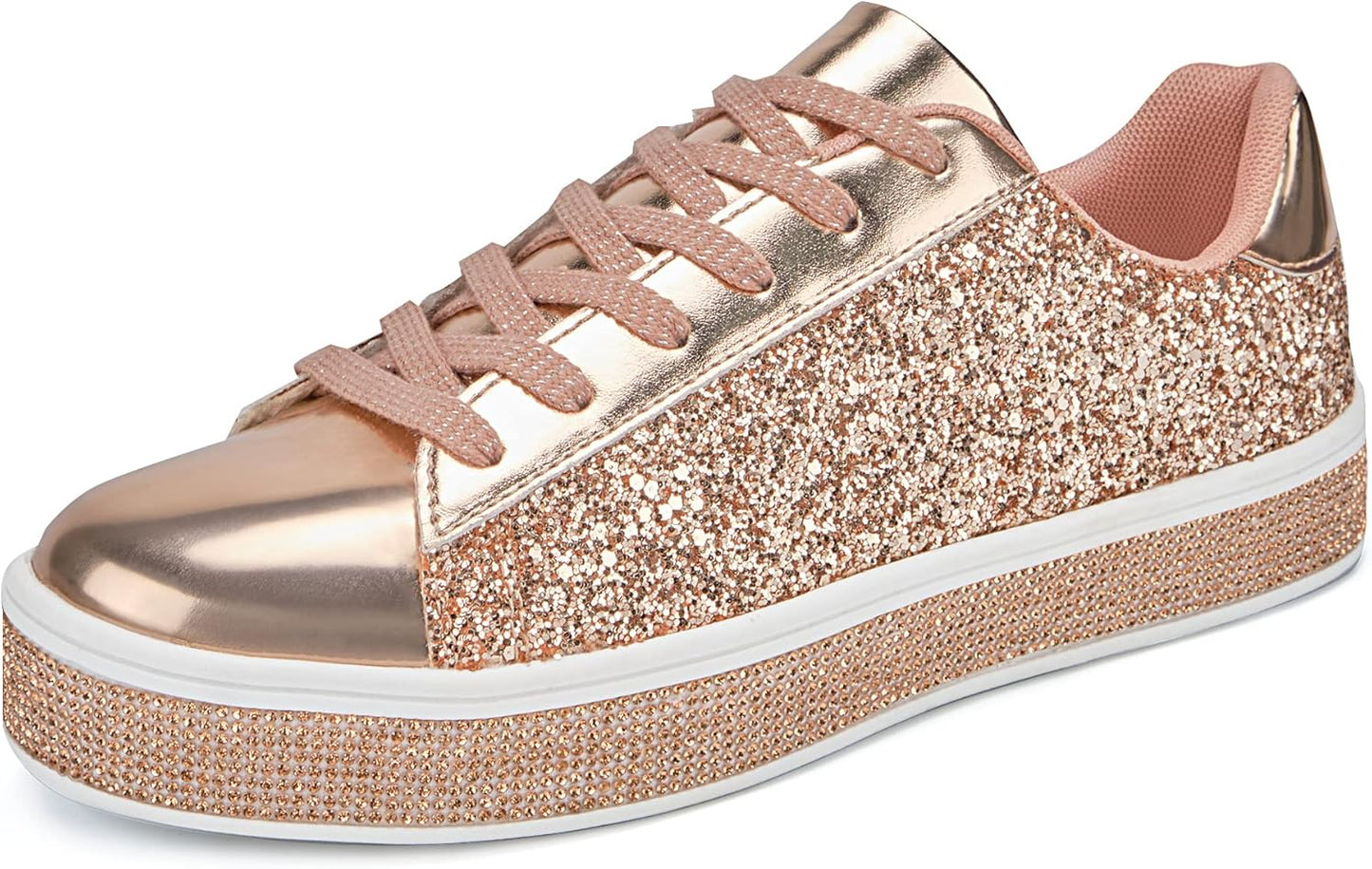 UUBARIS Women's Glitter Tennis Sneakers for Every Occasion