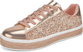 UUBARIS Women's Shimmering Tennis Sneakers for Eye-Catching Style