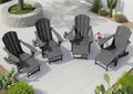 Adjustable Folding Adirondack Chair with Footrest - Reclining Comfort