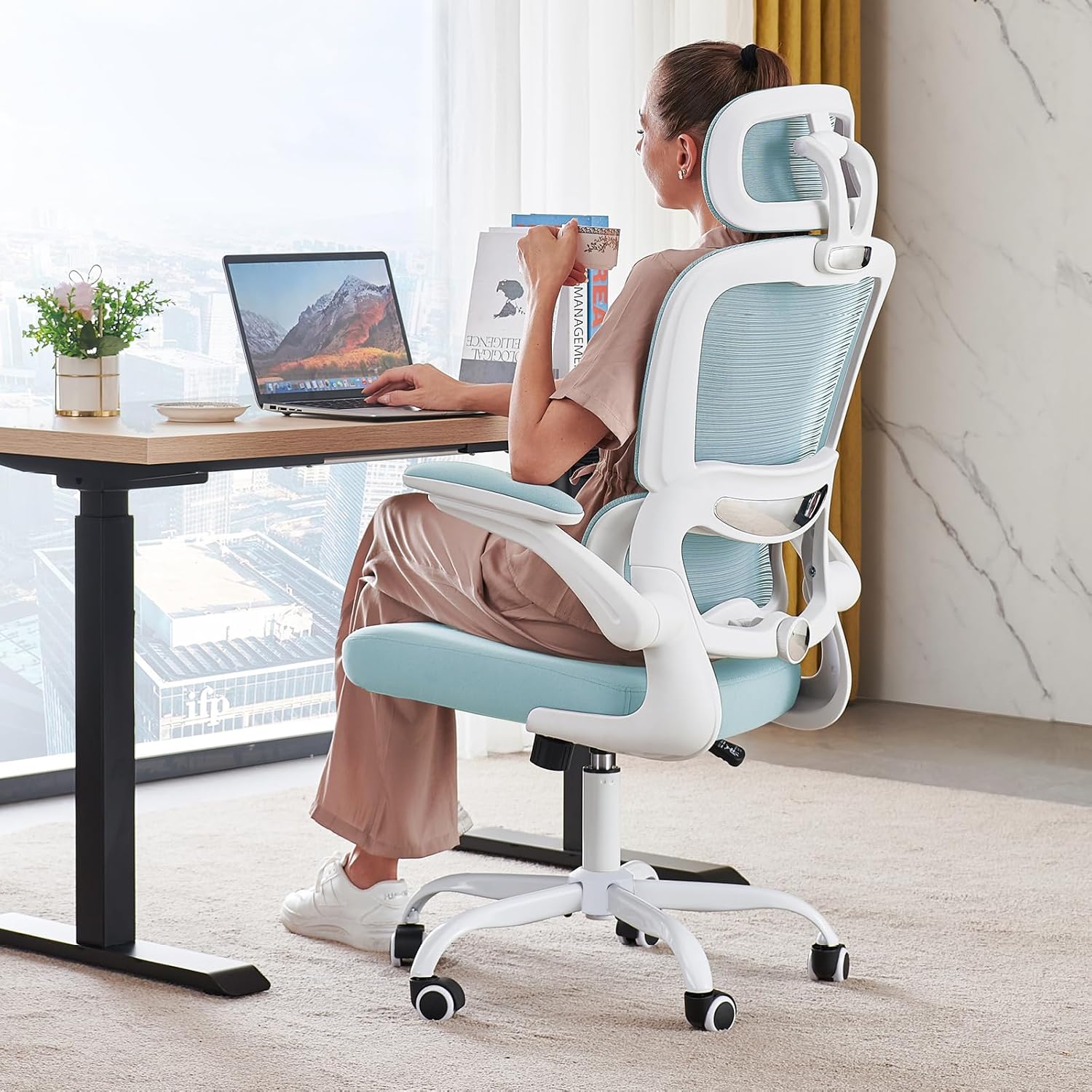 TRALT Office Chair Ergonomic Desk Chair for Comfort and Support