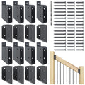 201 Stainless Steel 2 in x 4 in Deck Railing 30 Stair Connectors
