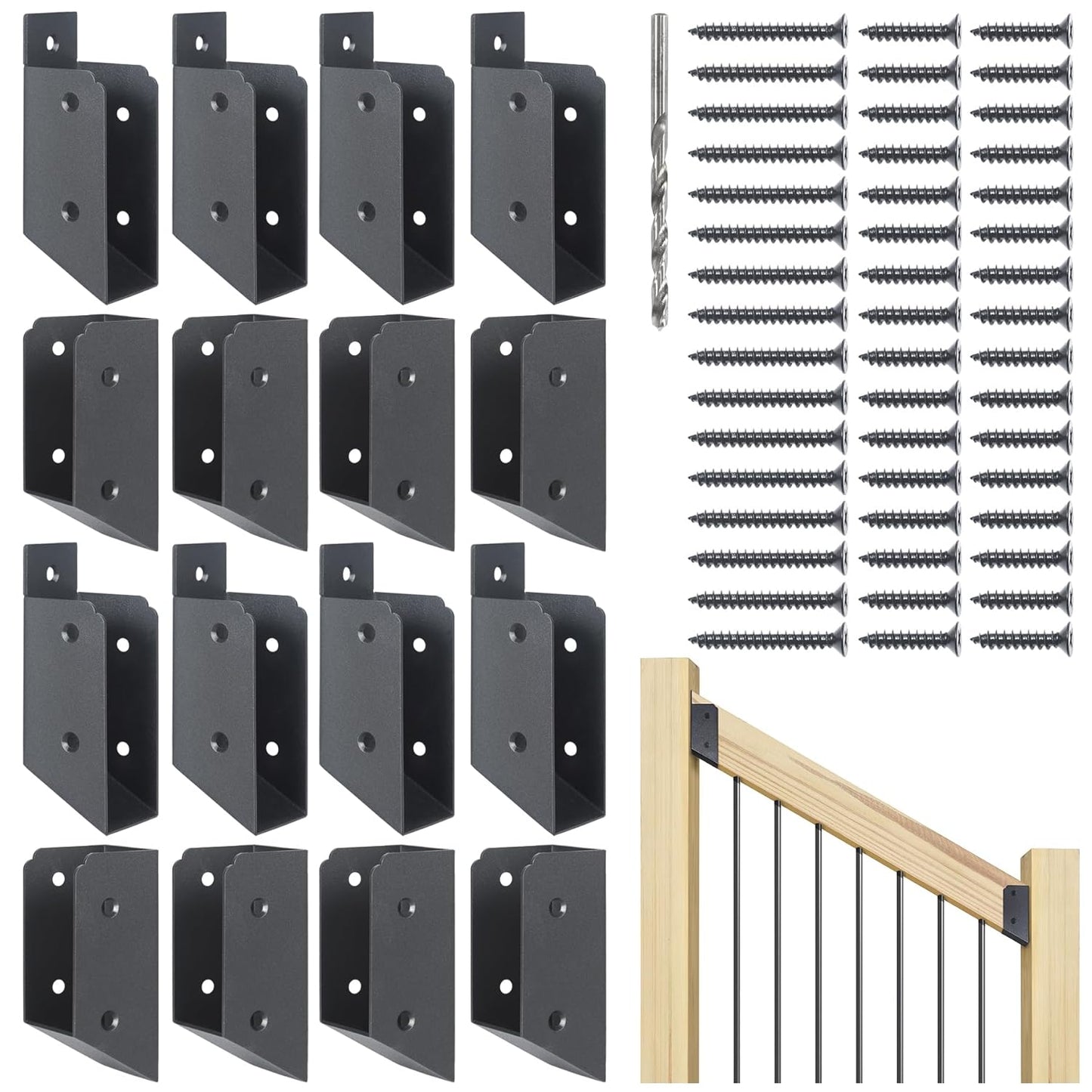 201 Stainless Steel Deck Railing Stair Connectors for Installation