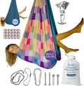 Double Layer Reversible Sensory Swing for Kids and Adults up to 260