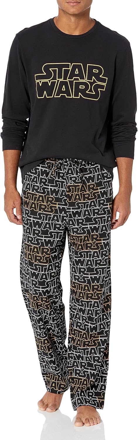 Cozy Flannel Pajama Sleep Sets for Men Featuring Disney & Marvel