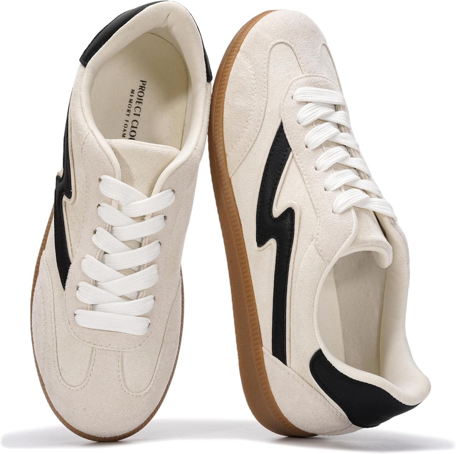 Project Cloud Sneakers for Women - Trendy Lace-Up Comfort Shoes