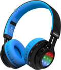 Riwbox Wireless Headphones for Kids AB005 - Safe Volume, Lighted