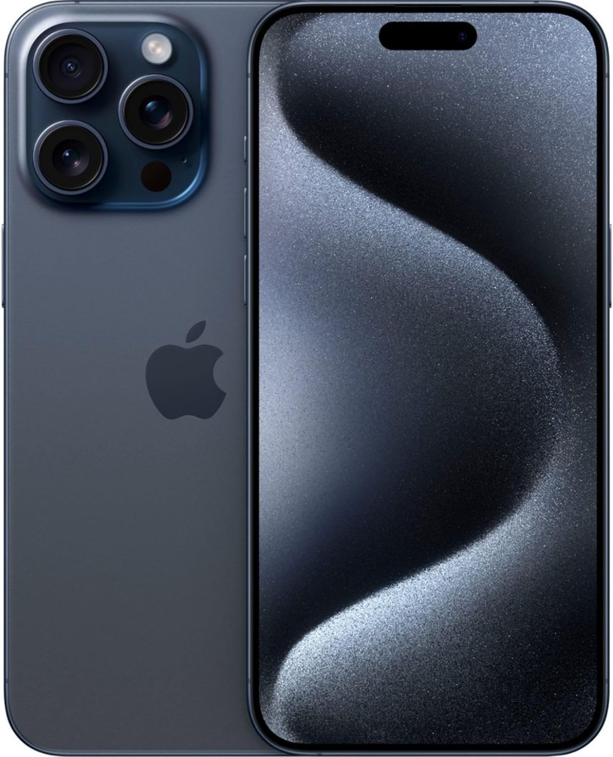 Apple iPhone 15 Pro Max Renewed Premium - Unlocked Blue Titanium