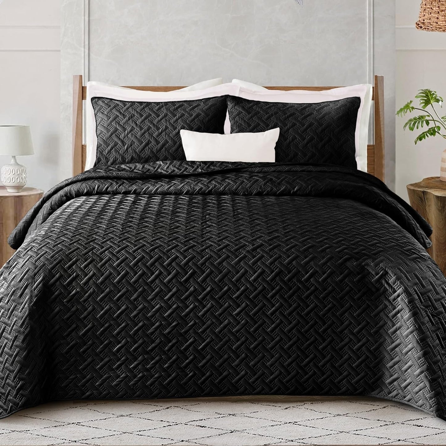 Soft Quilt Set Queen Full Size for All Seasons by Exclusivo Mezcla