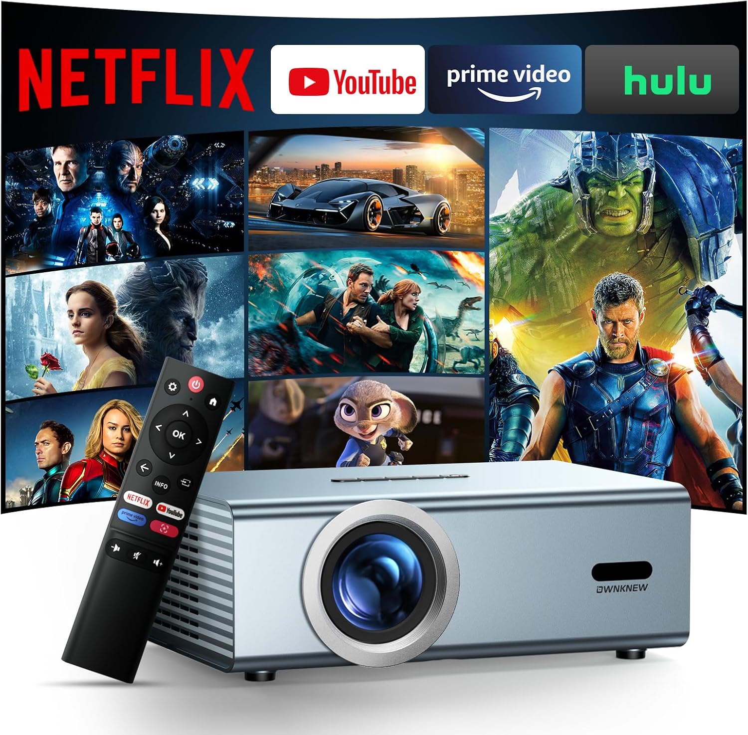 Ultimate Home Theater Experience: Dolby Audio Smart Projector