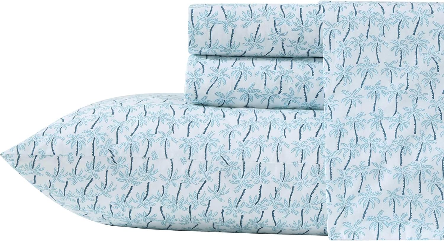 Tommy Bahama King Sheet Set - Super Soft Cotton Percale Bedding