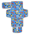 Blue Construction Trucks Portable Baby Changing Pad - Compact