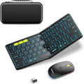 Foldable Keyboard and Mouse Combo - Full-Size Travel Set