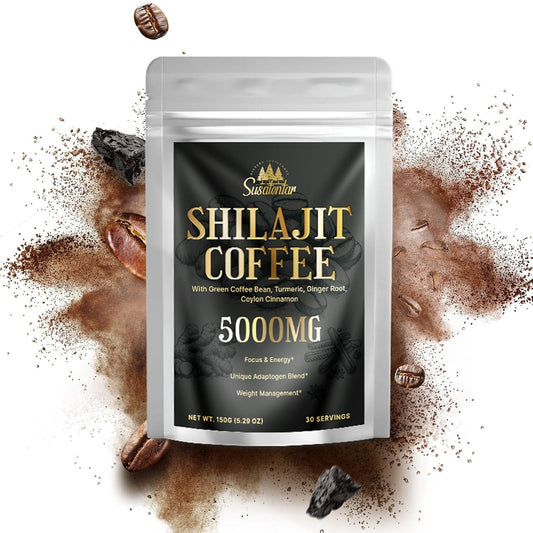 5000MG Shilajit Organic Coffee for Focus & Energy