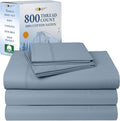Split King Sheets Set for Adjustable Bed - Buttery Soft 800 TC Cotton