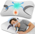 CPAP Pillow for Side Sleepers - Adjustable Memory Foam Comfort
