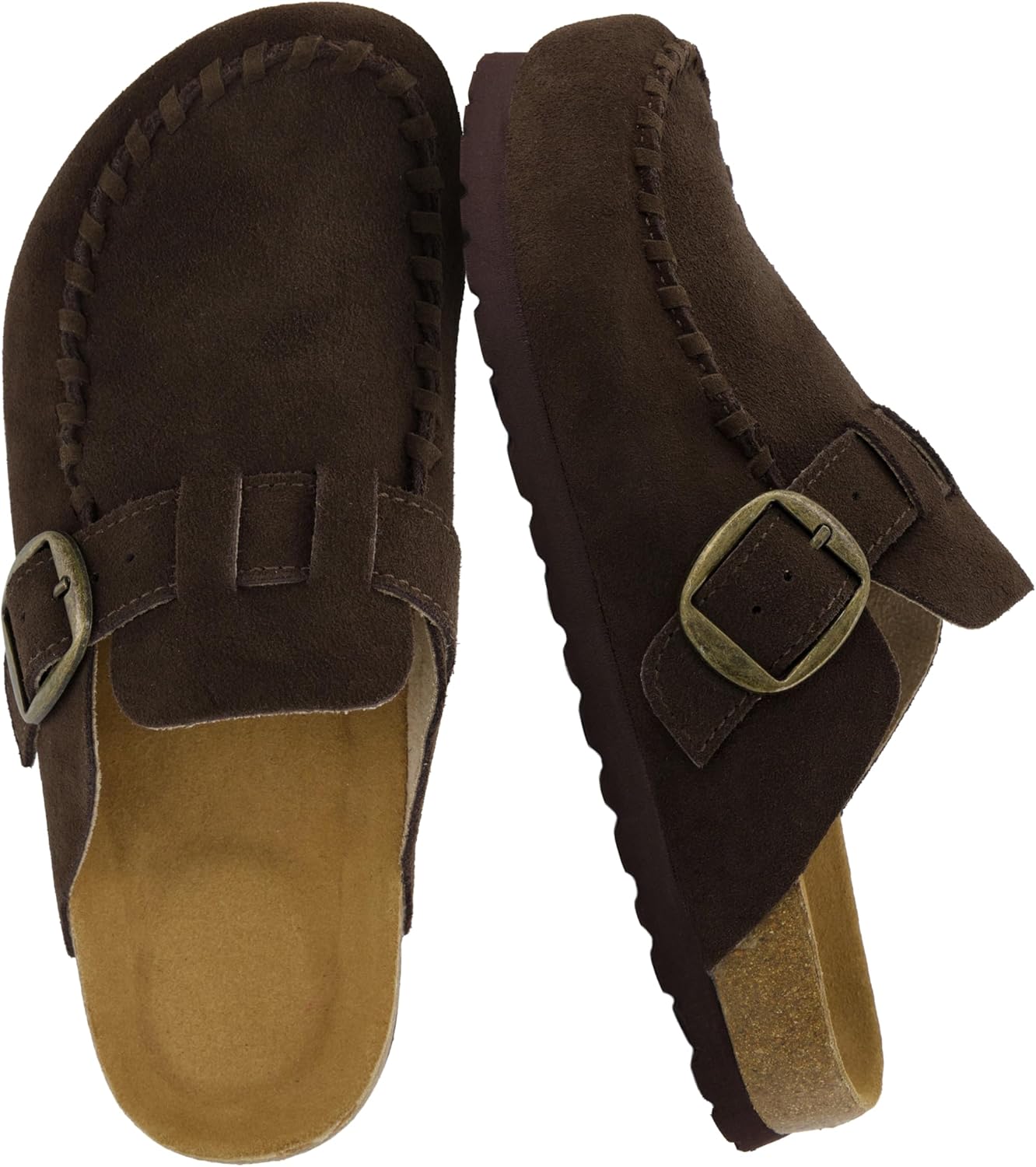 CUSHIONAIRE Canoe Genuine Suede Clogs for Women Footwear