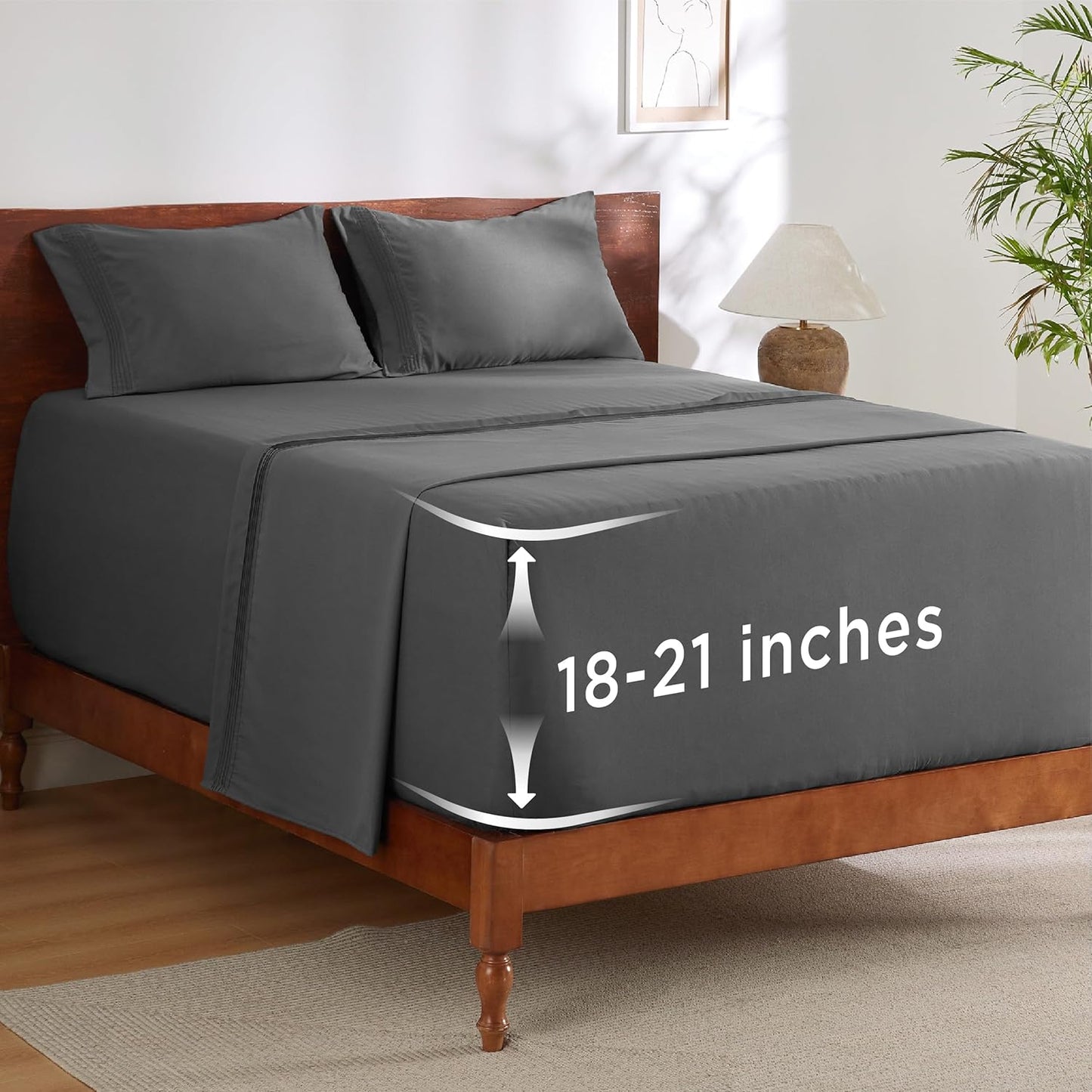 Deep Pocket Queen Sheets Set for Ultimate Comfort and Fit