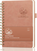 Lined Spiral Journal A5 Hardcover Notebook - Smooth 100gsm Paper