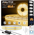 PAUTIX COB LED Strip Light 65.6ft Warm White 2700K - High CRI