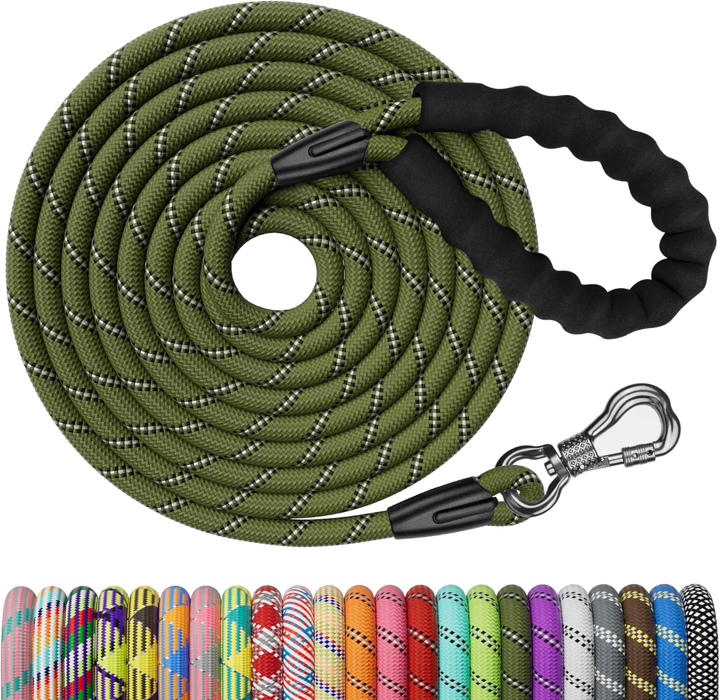 NTR 100FT Leash for Large Breed Dog with Lockable Hook