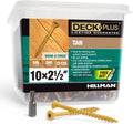 #10 x 2-1/2 in Tan Deck Screws 365pc Box - Epoxy Coated Torx
