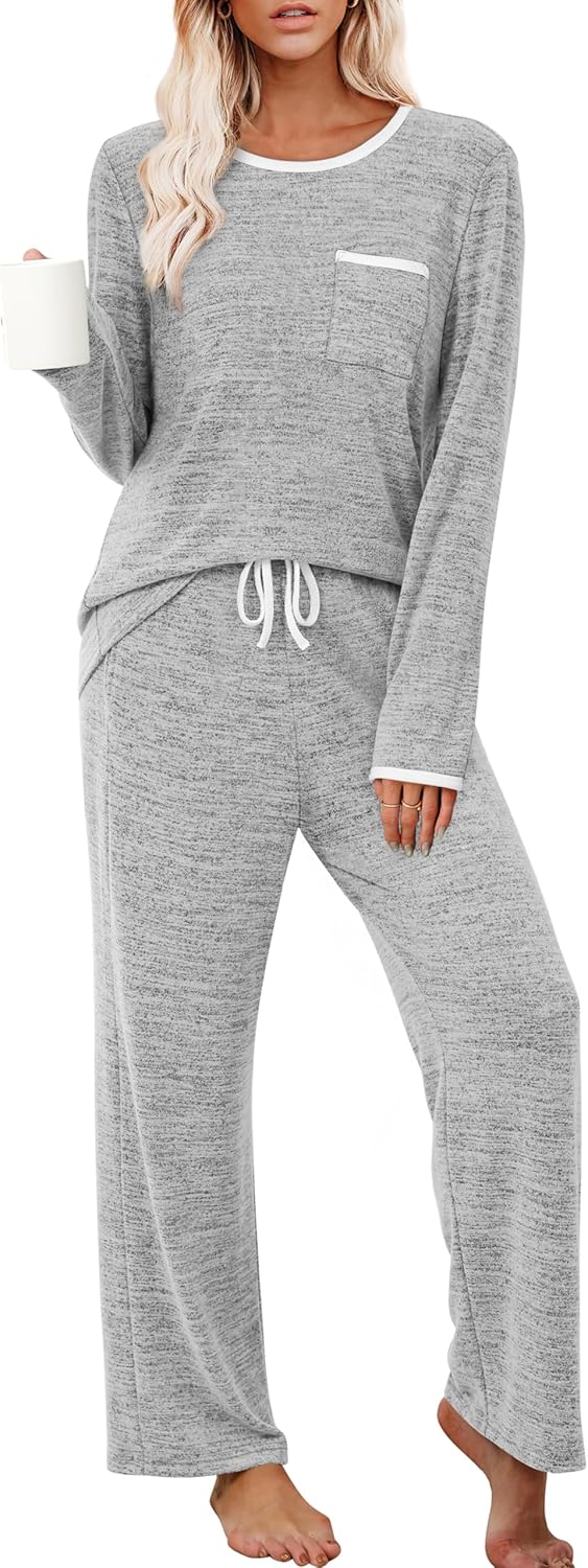 XIEERDUO Womens Pajama Sets Soft Pjs for Cozy Sleepwear