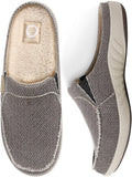Mens Slippers with Arch Support Canvas House Slipper - All Day Comfort