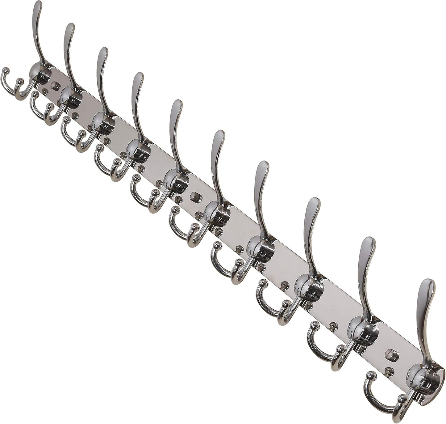 Dseap Coat Rack Wall Mount with 10 Heavy Duty Tri Hooks